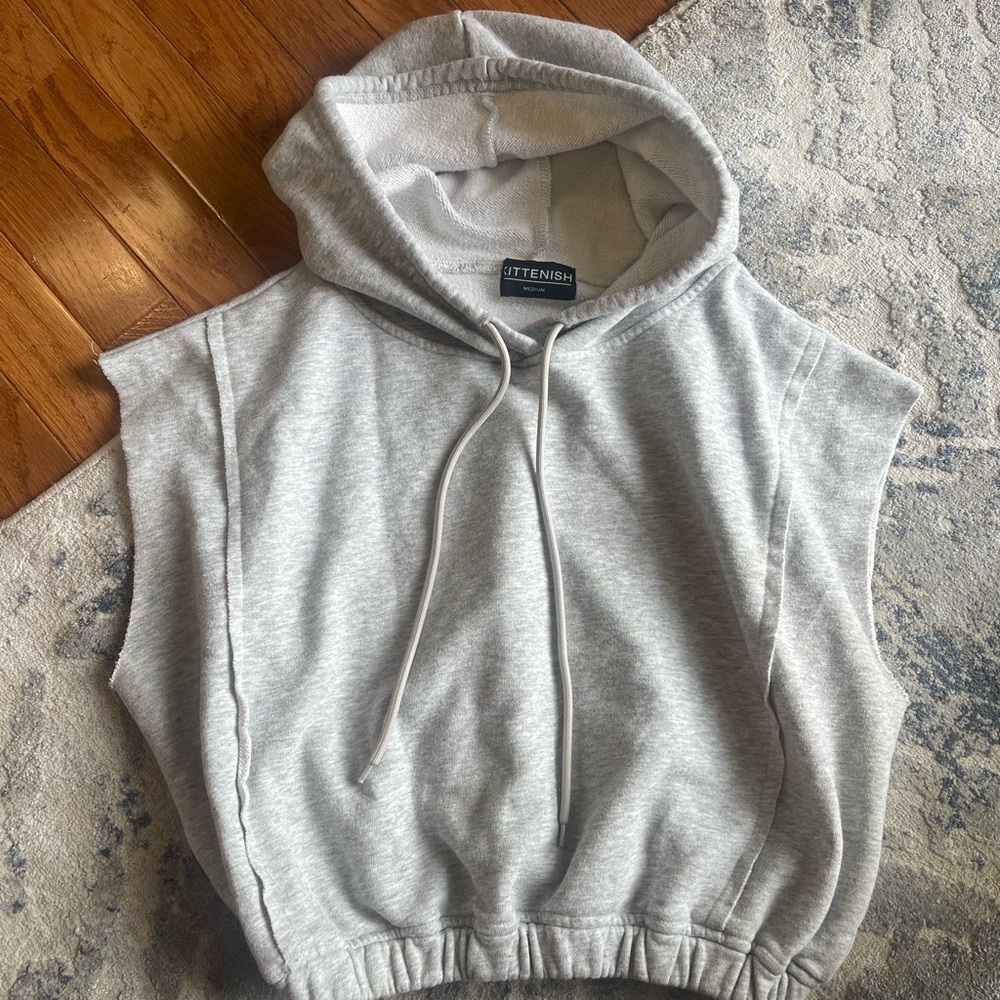 Kittenish Crop Hoodie